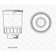 Топливный фильтр MAGNETI MARELLI 1HDLZVE 213908526000 Mitsubishi Pajero 3 (V60) 1999 – 2007 F D526