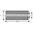 Радиатор печки, теплообменник AVA QUALITY COOLING PEA6311 H 2SAXL 4045385192069 6223634