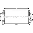 Радиатор кондиционера AVA QUALITY COOLING 5HXL 5I 4045385207206 RTA5348D 6223764