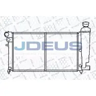 Радиатор охлаждения двигателя JDEUS 007E32 A3 X1E S049C Peugeot 106 2 (1A) Хэтчбек 1.0 i 45 л.с. 1996 – 1999