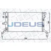 Радиатор охлаждения двигателя JDEUS M5DRT 646 8X 6246026 023M87