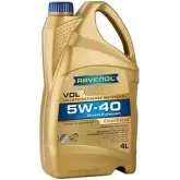 Моторное масло синтетическое легкотекучее VDL SAE 5W-40, 4 л
