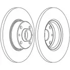Тормозной диск Ferodo DDF038-1 21244988 DDF 038 DDF038-1