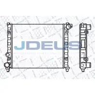 Радиатор охлаждения двигателя JDEUS SHUQ27 21325158 025V01 SN TNUWW