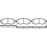 Тормозные колодки, дисковые, комплект WOKING D44 9-7329 D700-7329 P2183.32 60118016