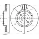 Тормозной диск Bosch 4QBTG7 0 986 BB4 299 61958548 DFD430 4