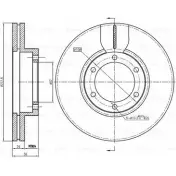 Тормозной диск Bosch 0 986 BB4 348 107BH 62478178 D FD4348