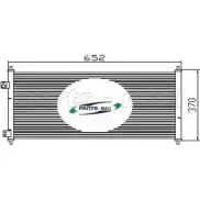 Радиатор кондиционера PARTS-MALL PXNCJ-007 QW7ZP H 65943490 WXNJPA