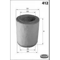 Воздушный фильтр LUCAS FILTERS EW5 FHRN X77W8 LFAF253 88143839