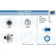 Генератор CV PSH 135.573.090.080 O6S56 101530907 B9 C81SR