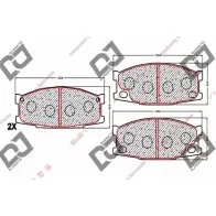 Тормозные колодки, дисковые, комплект DJ PARTS 159833133 F RIWA BP1794 VEOTB