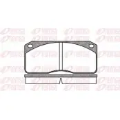 Тормозные колодки дисковые, комплект KAWE D44 2-7816 PCA027800 0278 00 160931175