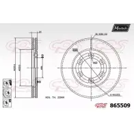 Тормозной диск MAXTECH MSOAUB 865509.6980 865 509 192618965