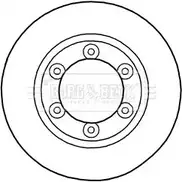 Тормозной диск BORG & BECK BBD5290 192672149 Y21DSX K WX9E8T