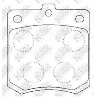 Тормозные колодки дисковые, комплект NIBK 4580270582858 1030727848 PN1008 P C8V90