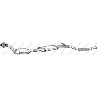 Катализатор BOSAL Peugeot 206 1 (2D) Кабриолет 2.0 S16 136 л.с. 2000 – 2025 098-364 6XVSN ZMBQ YUJ