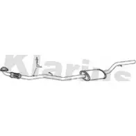 Резонатор KLARIUS 16 0303 ZA9CXU Opel Agila (A) 1 Хэтчбек 1.2 16V Twinport (F68) 80 л.с. 2004 – 2007 GM622L