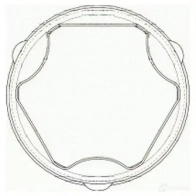 Пыльник шруса GKN SPIDAN WT VOX 4019064046950 24695 Opel Corsa (C) 3 Хэтчбек 1.7 CDTI (F08. F68) 100 л.с. 2003 – 2009