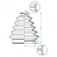 Пыльник шруса GKN SPIDAN PDWC U 190964 9 4019064341789 - Изображение 2