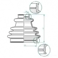 Пыльник шруса GKN SPIDAN GZ 7QNC 4019064341819 190967 12 - Изображение 7