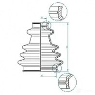 Пыльник шруса GKN SPIDAN 190969 14 4019064341833 YH6U RMV - Изображение 7