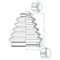 Пыльник шруса GKN SPIDAN MV GZ9 190965 4019064341796 10 - Изображение 3