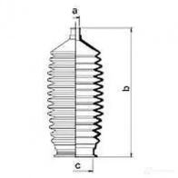 Пыльник рулевой рейки GKN SPIDAN 8622 4019064645559 5460 N 83943 - Изображение 2