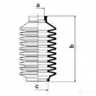 Пыльник рулевой рейки GKN SPIDAN 8456 83762 N1RLWM H 4019064202530 - Изображение 2