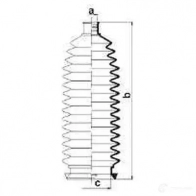 Пыльник рулевой рейки GKN SPIDAN 8674 4019064646105 2NU5 S1 83998 - Изображение 2