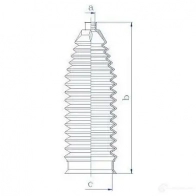 Пыльник рулевой рейки GKN SPIDAN 8901 30Z4 YJH 84232 4019064334712 - Изображение 2