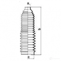 Пыльник рулевой рейки GKN SPIDAN 8380 4019064201571 83657 ZJ 7FK - Изображение 2