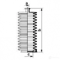 Пыльник рулевой рейки GKN SPIDAN 4019064202691 8472 83780 74 7TI - Изображение 2