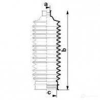 Пыльник рулевой рейки GKN SPIDAN 8760 L IV7YJ 84090 4019064422112 - Изображение 2