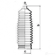 Пыльник рулевой рейки GKN SPIDAN 4019064202356 83743 U3 FSPW 8438 - Изображение 2