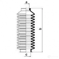 Пыльник рулевой рейки GKN SPIDAN 7CUM G66 4019064200048 83504 8269 - Изображение 2