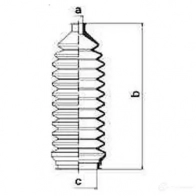 Пыльник рулевой рейки GKN SPIDAN 4019064202882 8491 UA A83DJ 83801 - Изображение 2