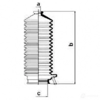 Пыльник рулевой рейки GKN SPIDAN 8OK RDGH 83793 4019064202837 8485 - Изображение 2