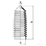 Пыльник рулевой рейки GKN SPIDAN 4019064202134 8416 HH 0FT0 83721 - Изображение 2