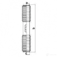 Пыльник рулевой рейки GKN SPIDAN S5 KRR26 4019064202325 8435 83740 - Изображение 2