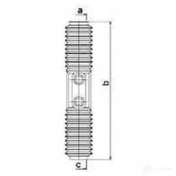 Пыльник рулевой рейки GKN SPIDAN 8461 4019064202585 YW GA9CV 83768 - Изображение 2