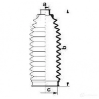 Пыльник рулевой рейки GKN SPIDAN 4019064422075 8756 7IS NW 84086 - Изображение 2