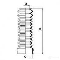 Пыльник рулевой рейки GKN SPIDAN PVN1Z RG 4019064200710 83571 8330 - Изображение 2