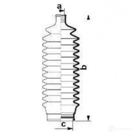 Пыльник рулевой рейки GKN SPIDAN 8718 84046 4019064421672 M6 K6PX - Изображение 2