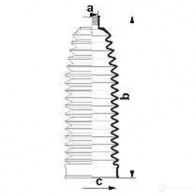 Пыльник рулевой рейки GKN SPIDAN 8753 OT Q0CN 4019064422044 84083 - Изображение 2
