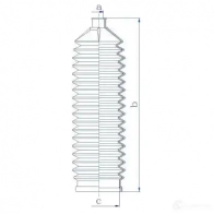 Пыльник рулевой рейки GKN SPIDAN 8930 84261 4TI 9KQ2 4019064341963 - Изображение 2