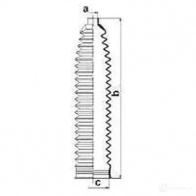 Пыльник рулевой рейки GKN SPIDAN 8669 TJO RFI 4019064646051 83993 - Изображение 2