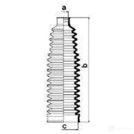Пыльник рулевой рейки GKN SPIDAN 4019064421979 8746 W 3LEH 84076 - Изображение 2