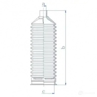 Пыльник рулевой рейки GKN SPIDAN 8866 4019064099529 84197 D2P YJNA - Изображение 2