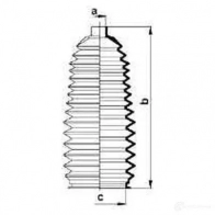 Пыльник рулевой рейки GKN SPIDAN 4019064646266 84014 8689 1E66 RR - Изображение 2