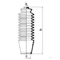 Пыльник рулевой рейки GKN SPIDAN 4019064428008 HFU BBM 8502 83815 - Изображение 2